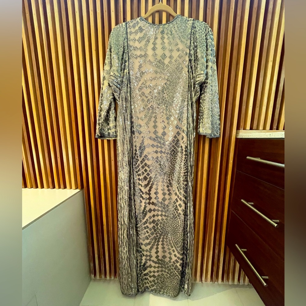 HOST PICK!   Iconic Free People Silver Maxi Dress🪩🪩🪩🪩🪩 - Picture 5 of 9